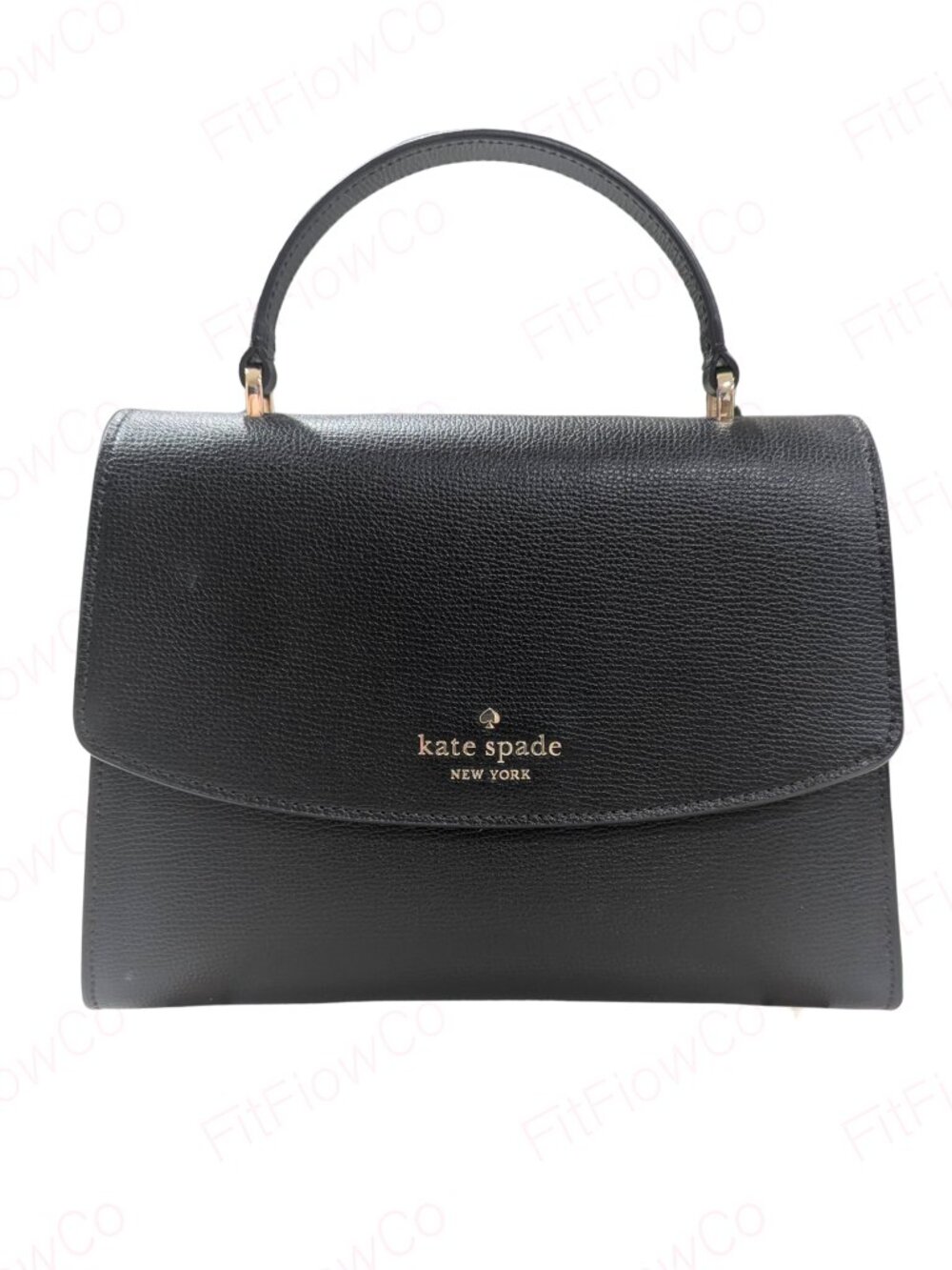 Kate Spade Black Saffiano Leather Top Handle Crossbody Satchel NWOT